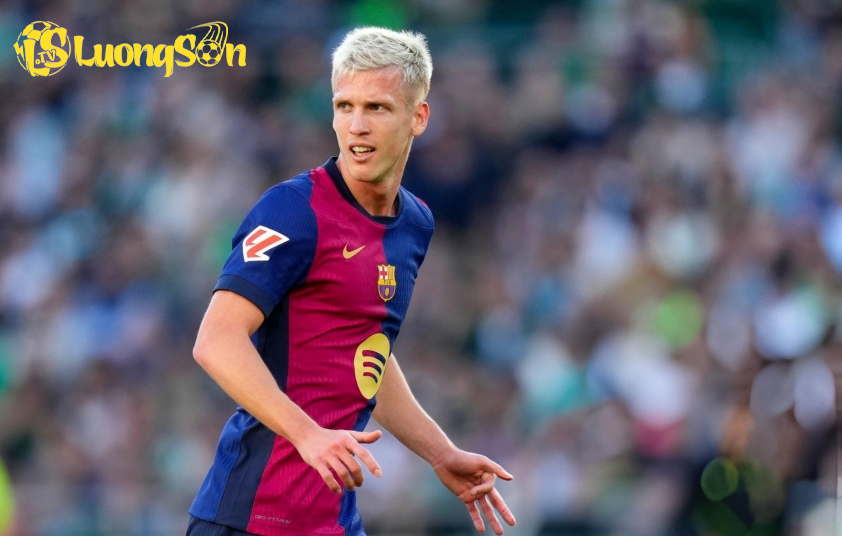 Dani Olmo không muốn rời Barca vào kỳ chuyển nhượng mùa đông. Ảnh: Getty